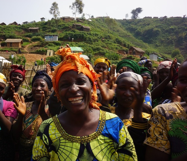 Photo of a Group of Women in the DRC