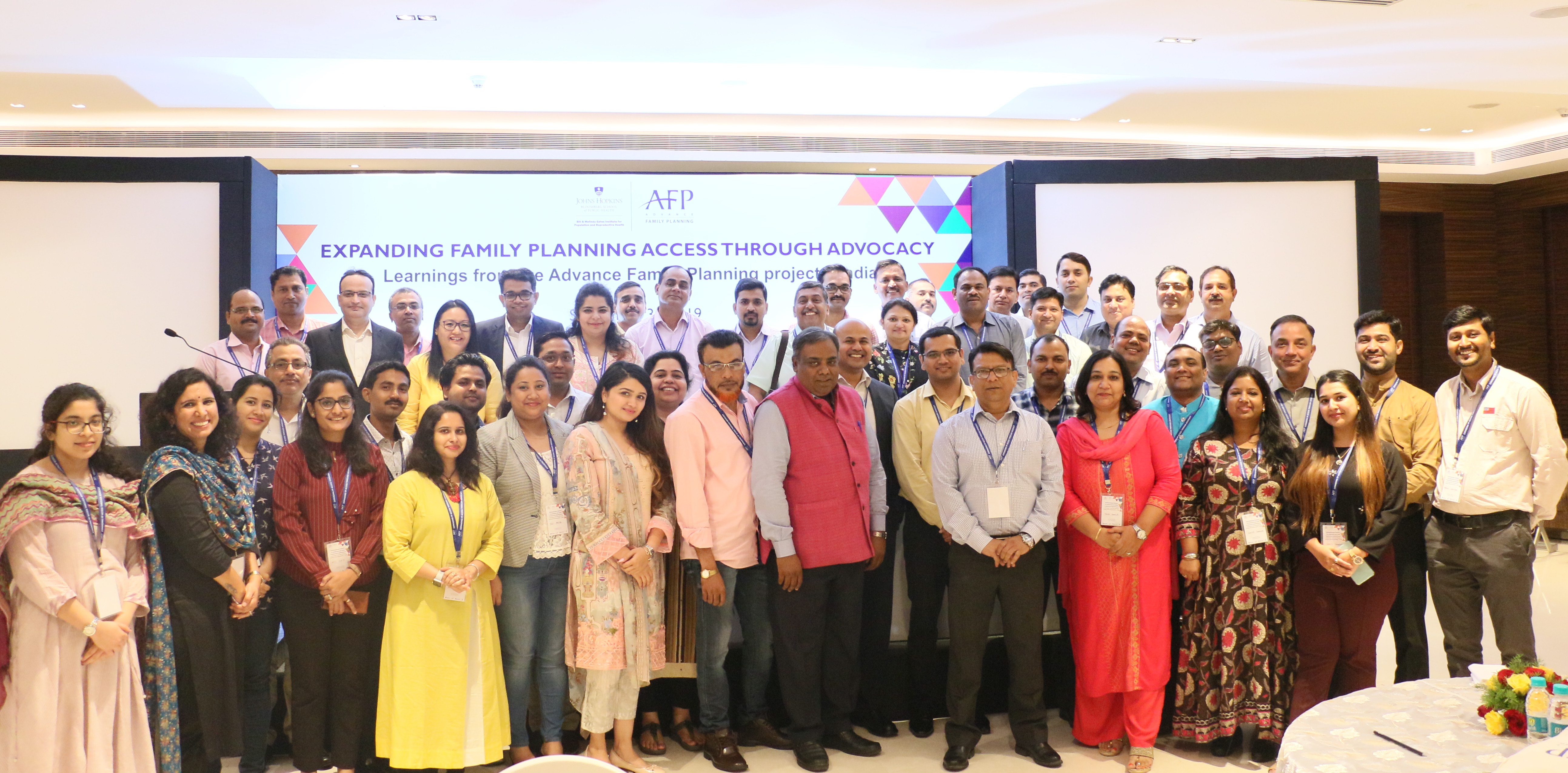 Group picture at AFP Seminar in India August 30, 2019