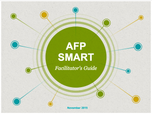 AFP Launches New Guide For Smart Advocacy Facilitation