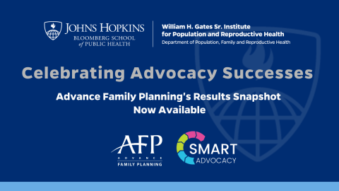 Celebrating Advocacy Successes: Advance Family Planning's Results Snapshot Now Available