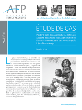 Lumière Sur: Études De Cas D’advance Family Planning