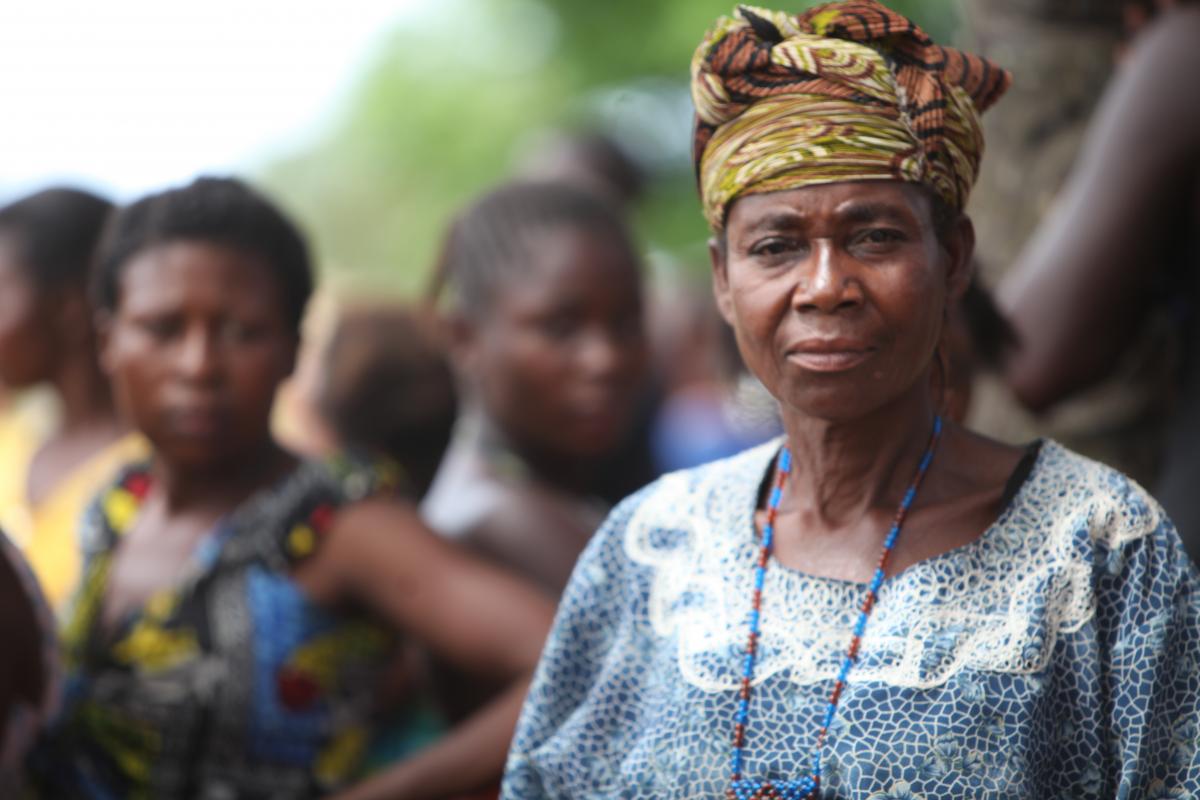 Photo of a woman from the DRC